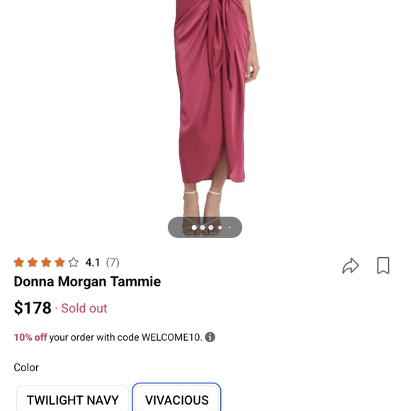 Donna Morgan Tammie Dress - Picture 4 of 5